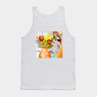 Mixed Media Honeybee Tank Top